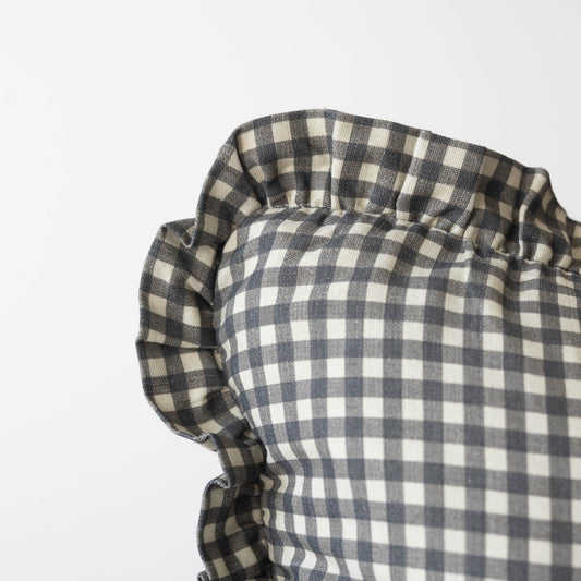 Midnight Gingham Ruffle - 18" | 20" | 22" | 12x20"