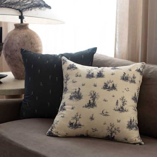 Raven Halloween Pillow Cover 4-Pack - 18" | 22"