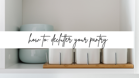 It's Time To De-Clutter Your Pantry