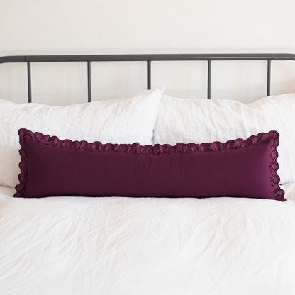 Merlot Eyelet Ruffle Basics - 18" | 22" | 12x20" | 12x40"