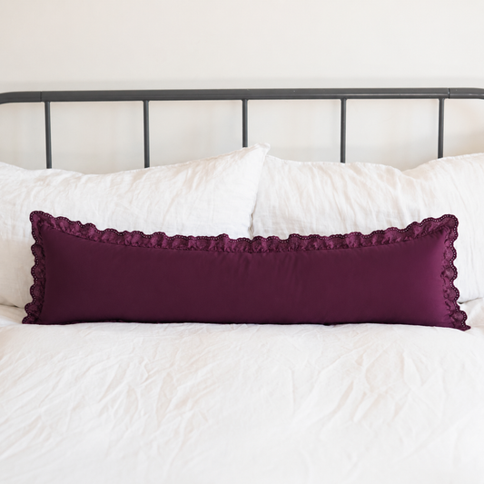 Merlot Eyelet Ruffle Basics - 18" | 22" | 12x20" | 12x40"