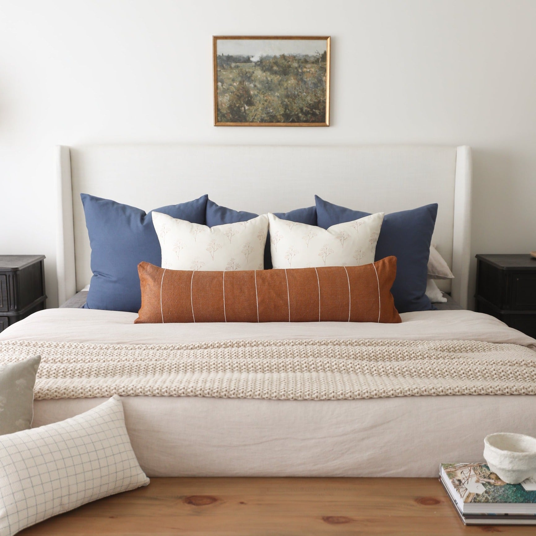 King Bed Pillow Covers Set 16 – Woven Nook