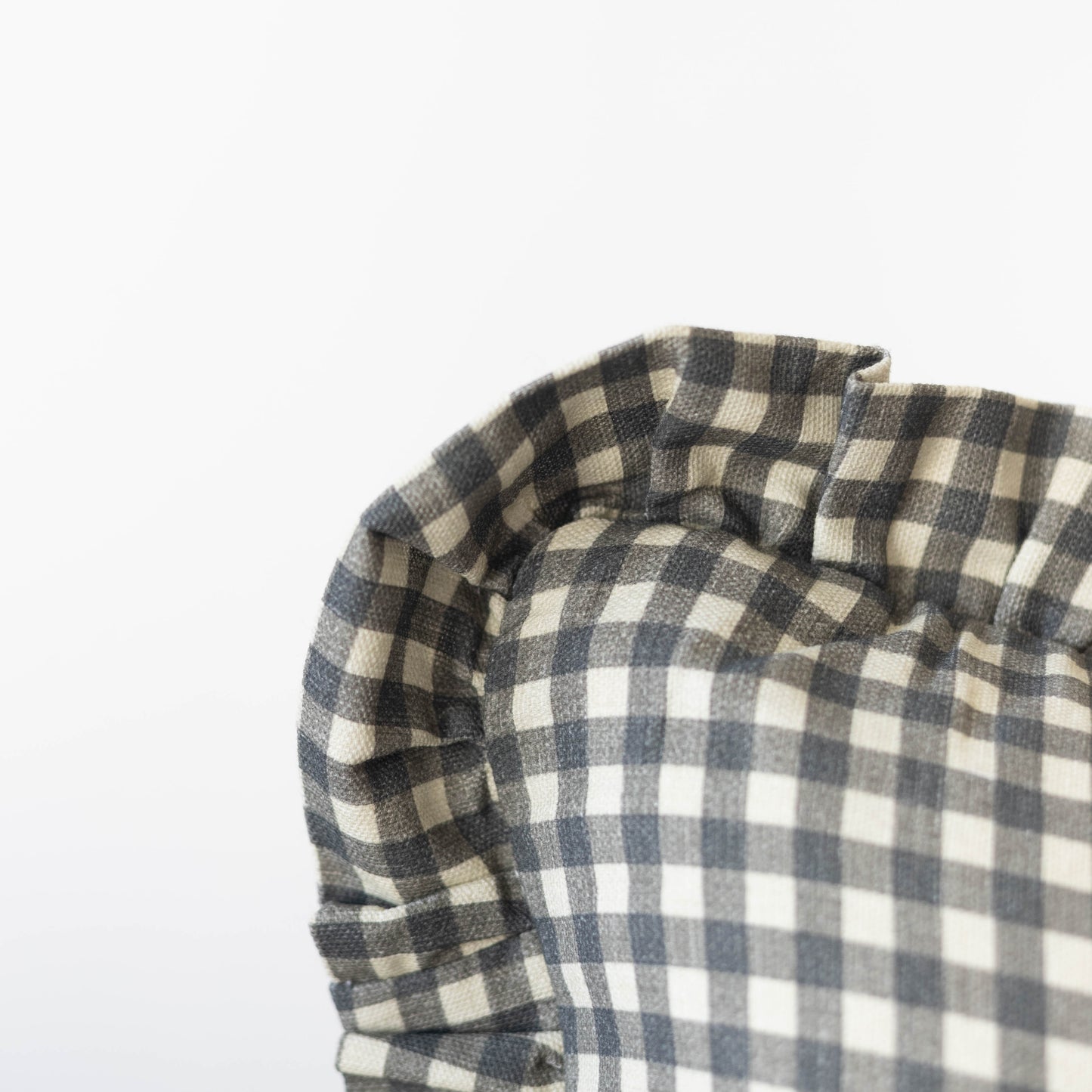 Midnight Gingham Ruffle - 18" | 20" | 22" | 12x20"