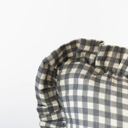 Midnight Gingham Ruffle - 18" | 20" | 22" | 12x20"