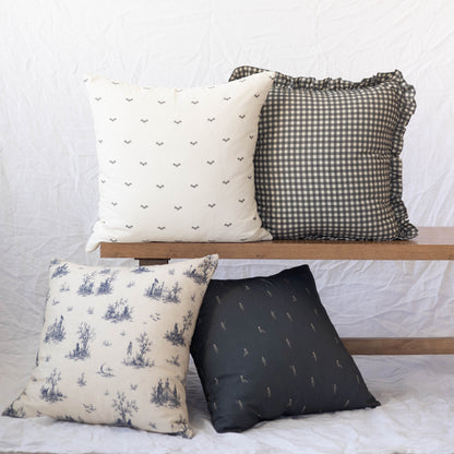 Raven Halloween Pillow Cover 4-Pack - 18" | 22"