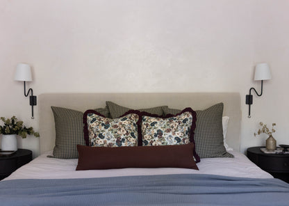 Moody Floral Complete King Bed Throw Pillow Cover Set