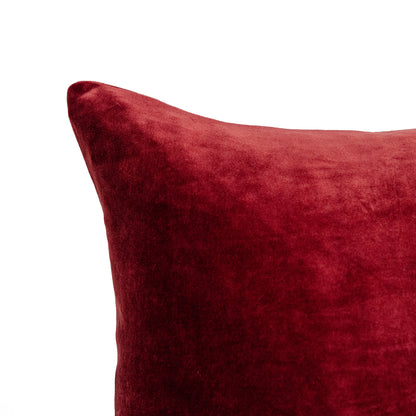 Oxblood Velvet - 18" | 22"