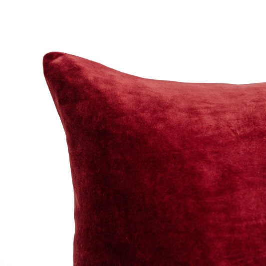 Oxblood Velvet - 18" | 22"