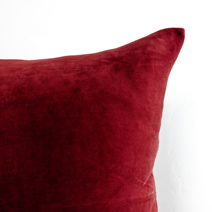 Oxblood Velvet - 18" | 22"