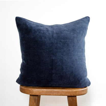 Midnight Navy Velvet - 18" | 22"