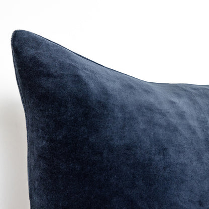 Midnight Navy Velvet - 18" | 22"